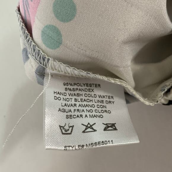 Dao Chloe Dao M Womens Wide Leg Satin Pull On Pants Floral Resort - Picture 8 of 9